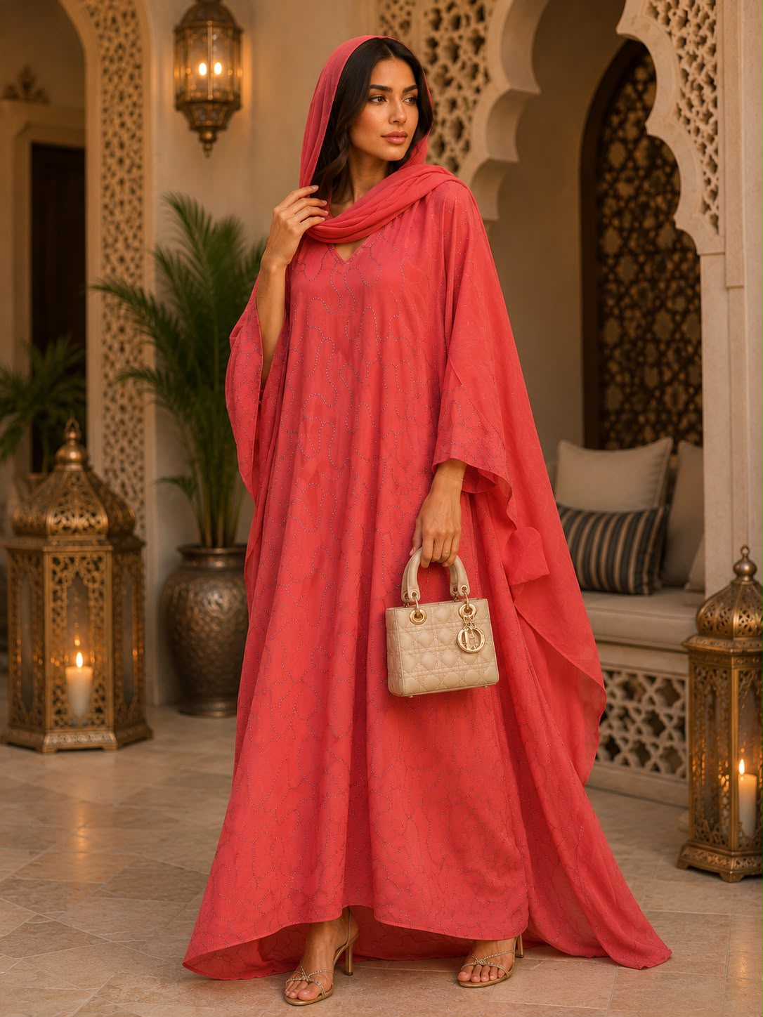 Amani Silk Abaya - Image 2