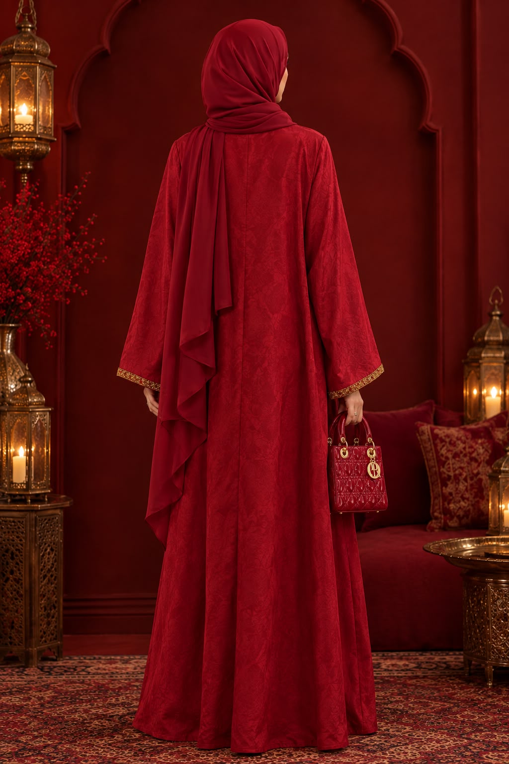 Lvory Bloom Abaya - Image 2